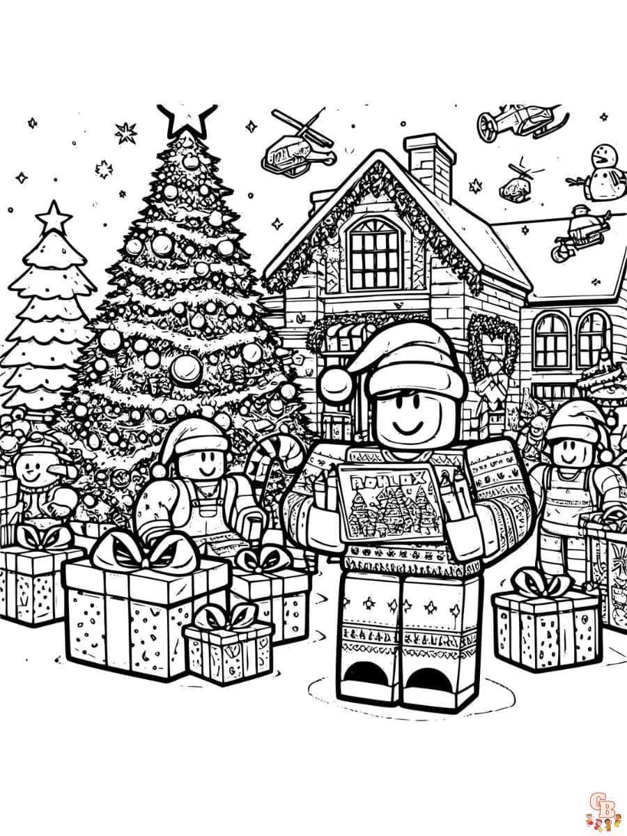 Free roblox coloring pages for kids to print