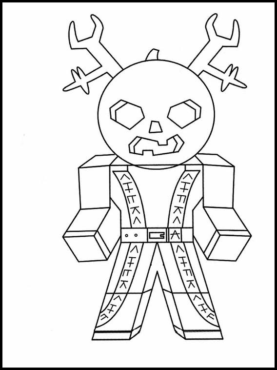 Roblox coloring sheet