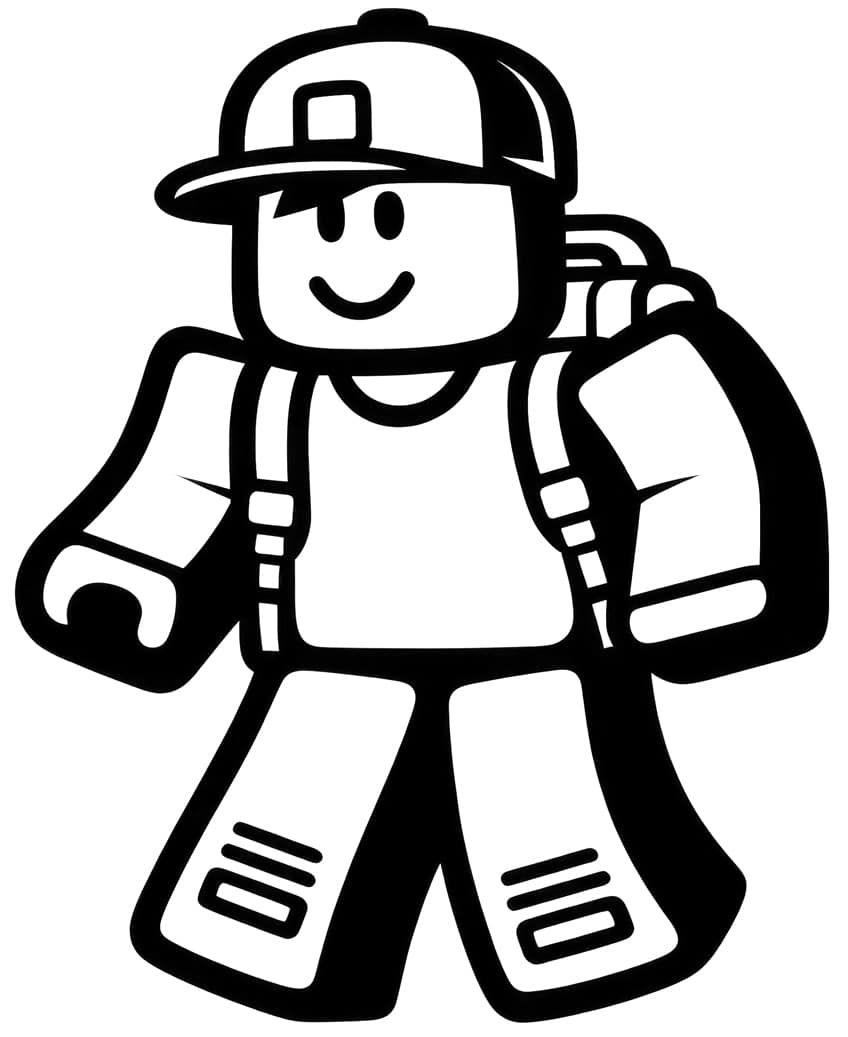 Roblox coloring pages