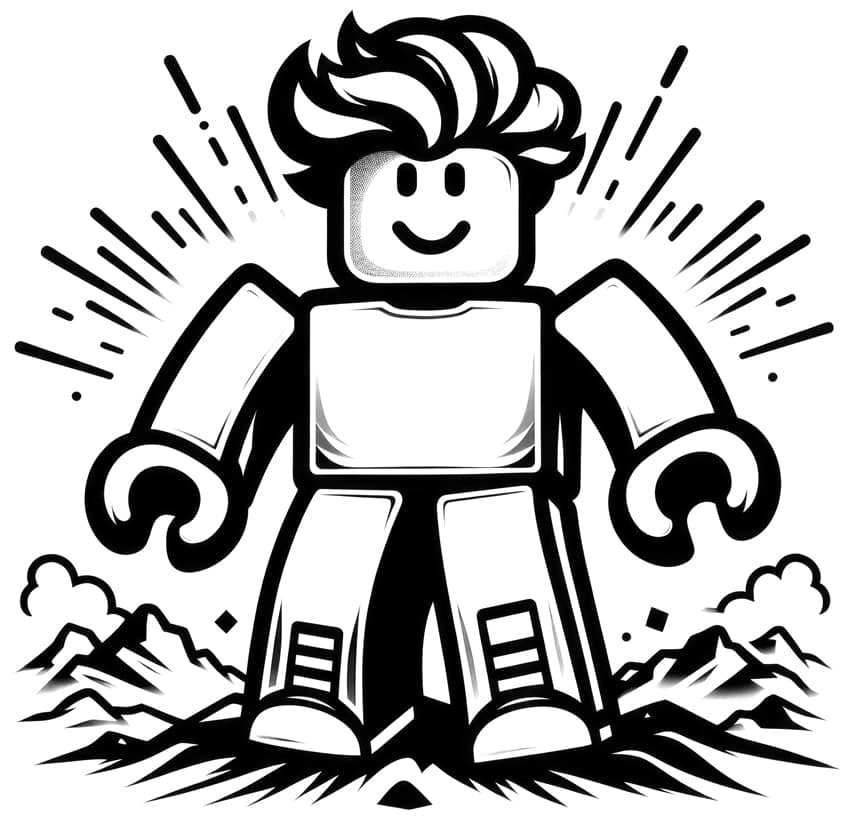 Roblox coloring pages