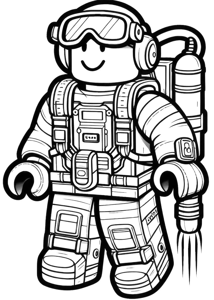 Roblox coloring pages