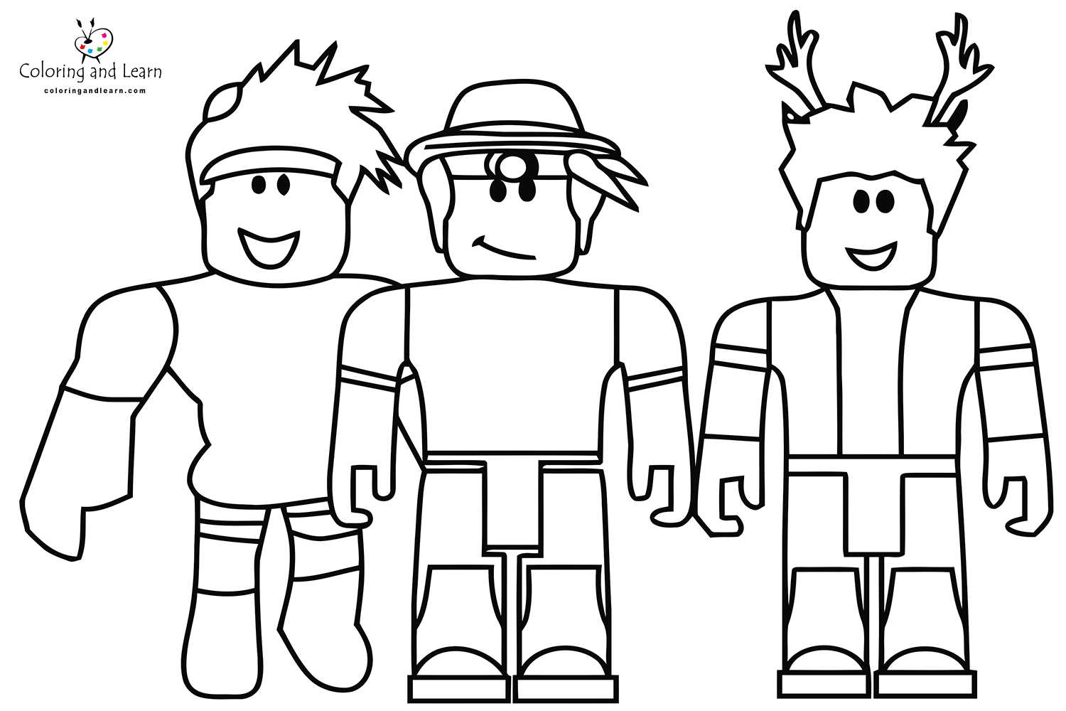Roblox coloring pages