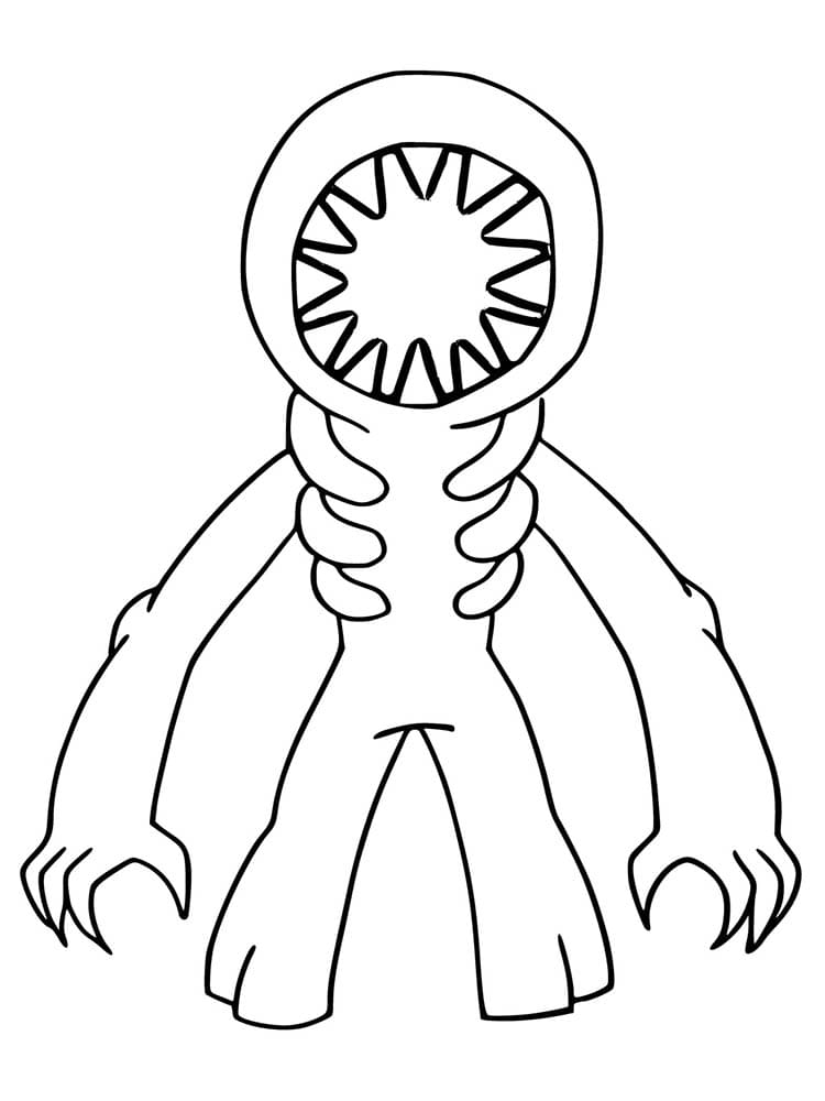 Coloriage roblox doors screech