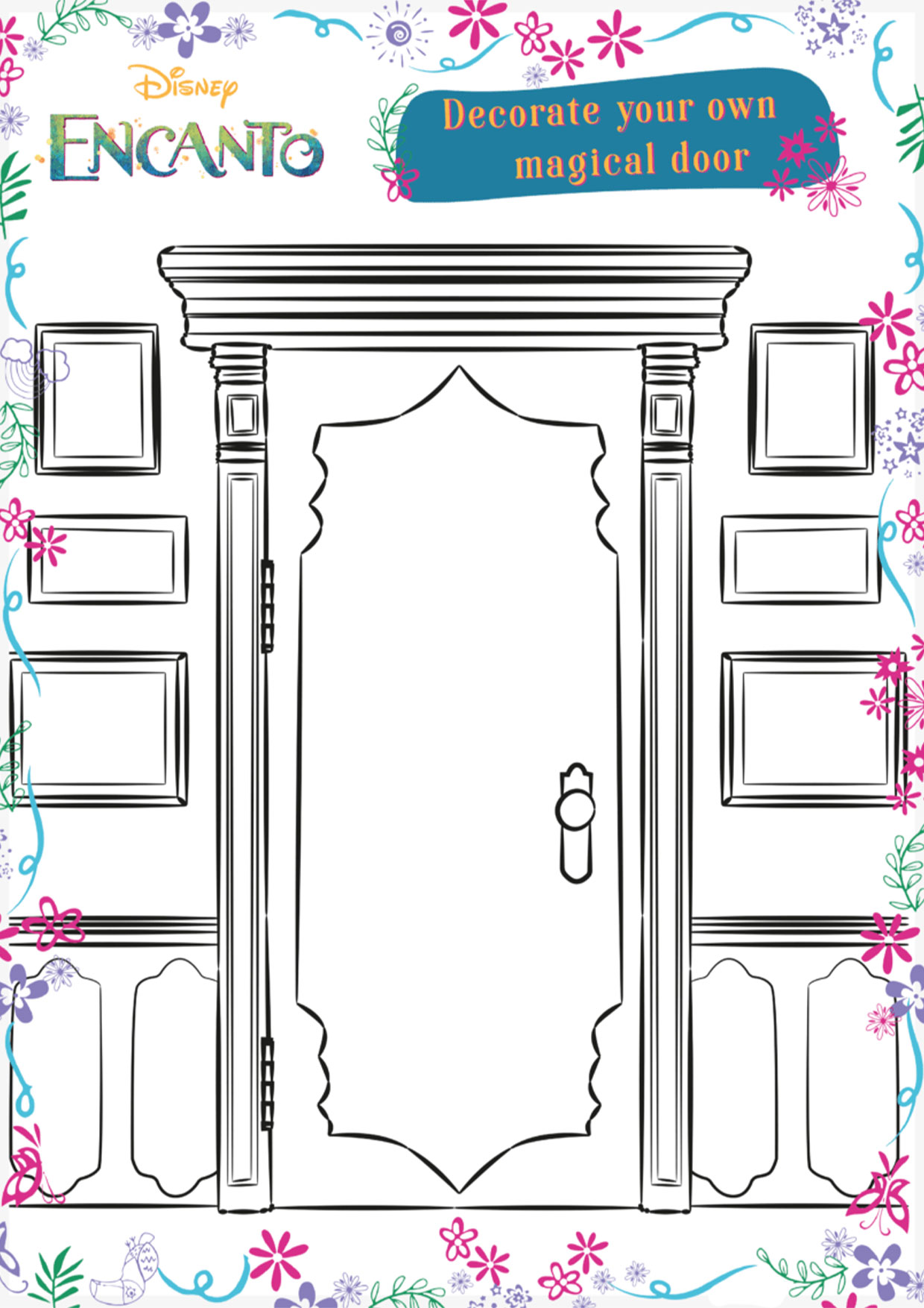 Encanto magical doors to decorate