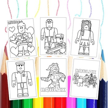 Dive into roblox universe printable roblox coloring pages collection for kids