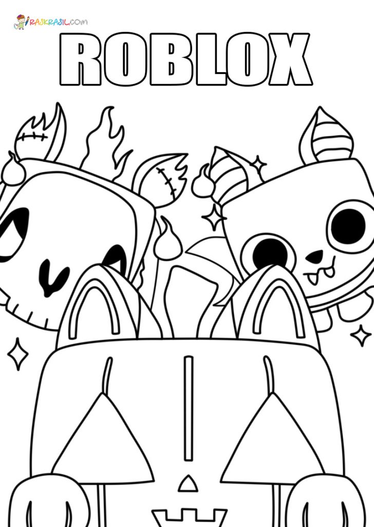 Roblox coloring pages