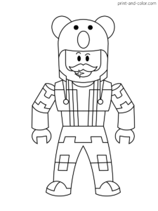 Roblox coloring pages print and color page de coloriage halloween pages ã colorier mignonnes coloriage