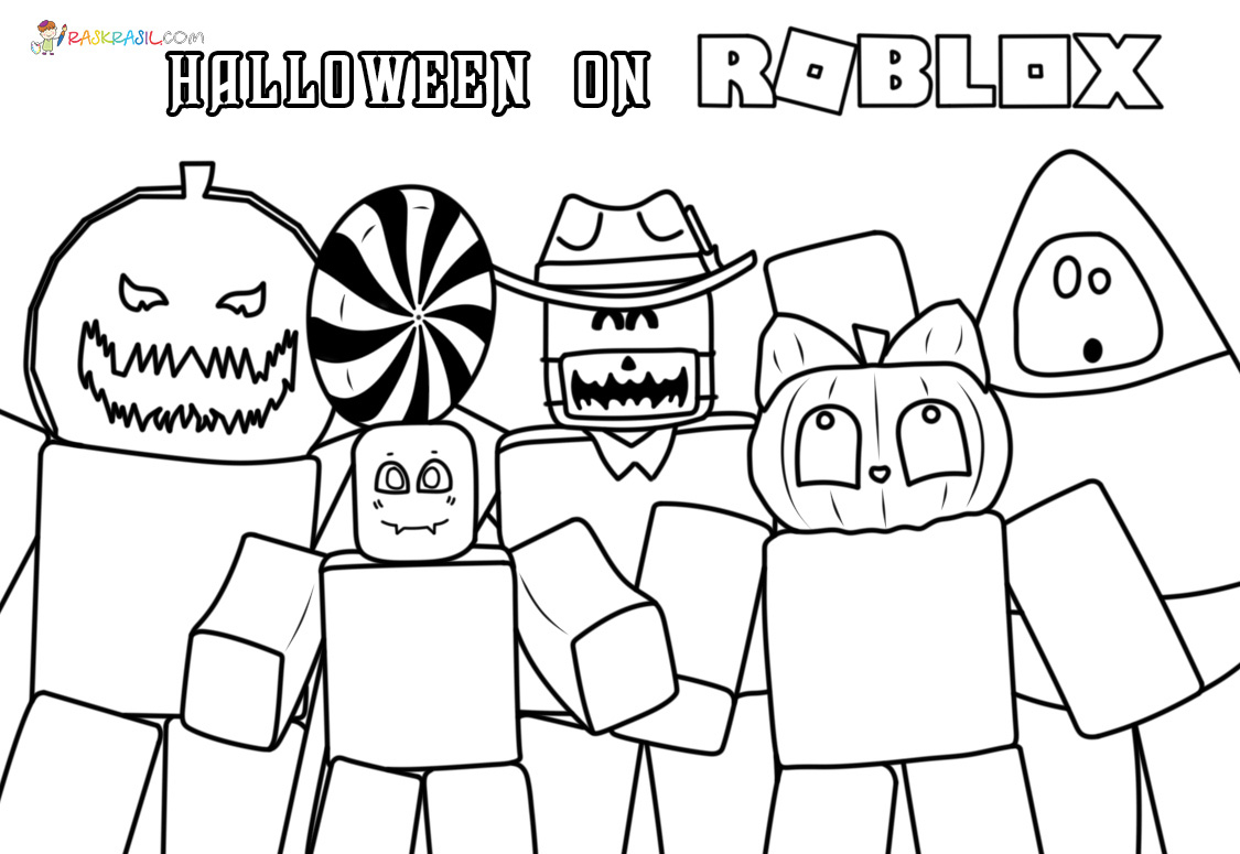 Roblox coloring pages