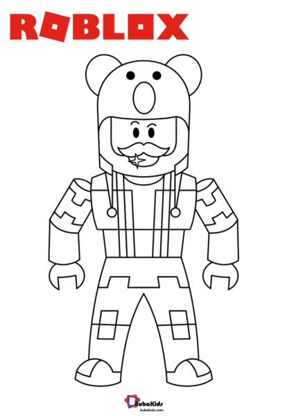 Roblox games characters series loring pages page de loriage halloween pages ã lorier mignonnes loriage