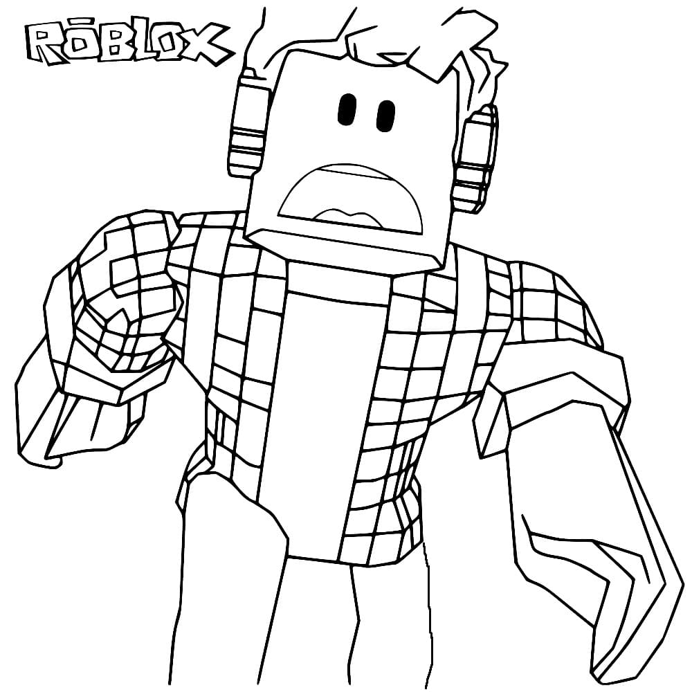 Roblox coloring pages