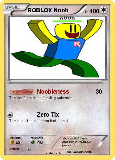 Pokemon roblox noob