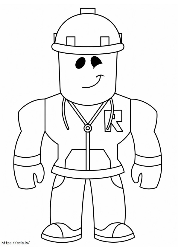 Roblox characters coloring pages