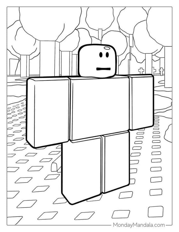 Roblox coloring pages free pdf printables coloring pages preschool coloring pages scrapbook supplies