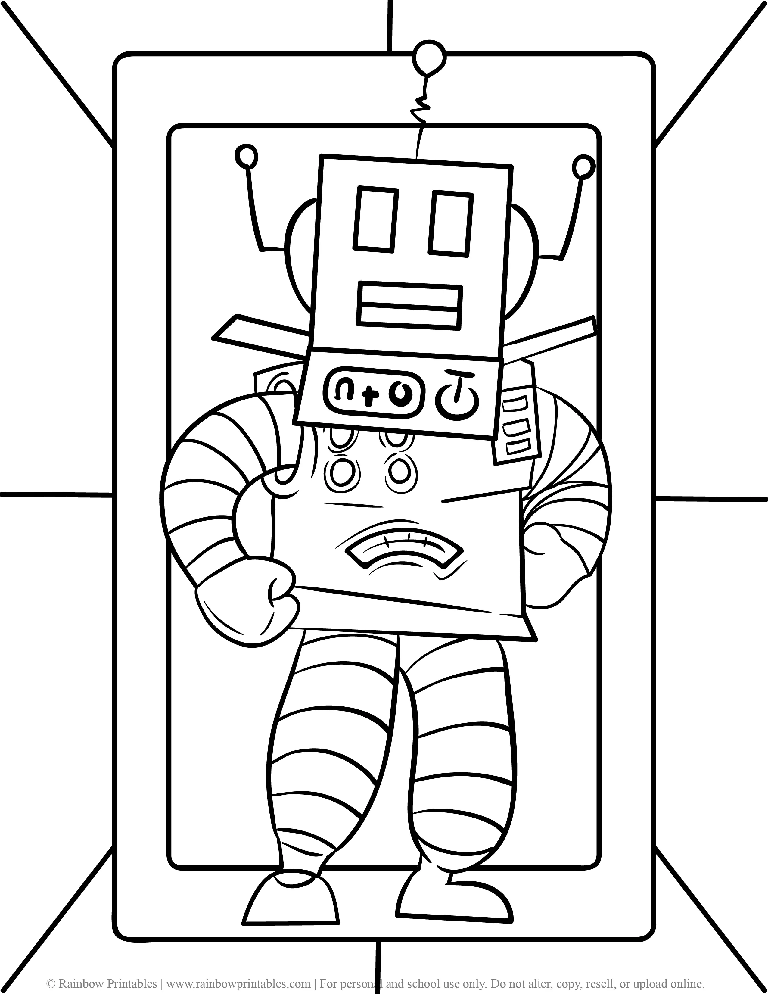 Roblox character coloring pages for kids