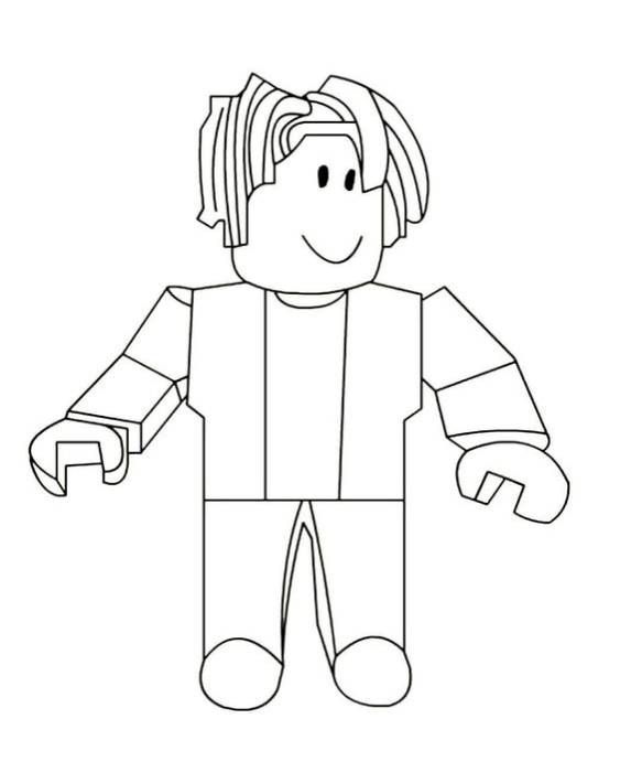 Free easy to print roblox coloring pages coloring pages for boys coloring pages cute doodles drawings
