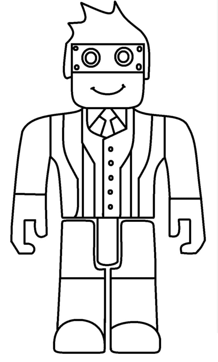 Free printable roblox coloring page