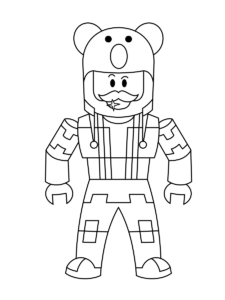 Roblox coloring pages printable for free download
