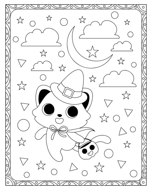 Page halloween dot dot coloring pages images