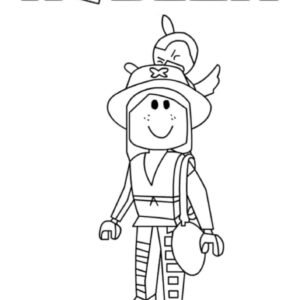 Roblox coloring pages printable for free download