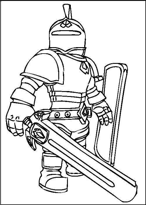 Printable roblox coloring pages pdf free