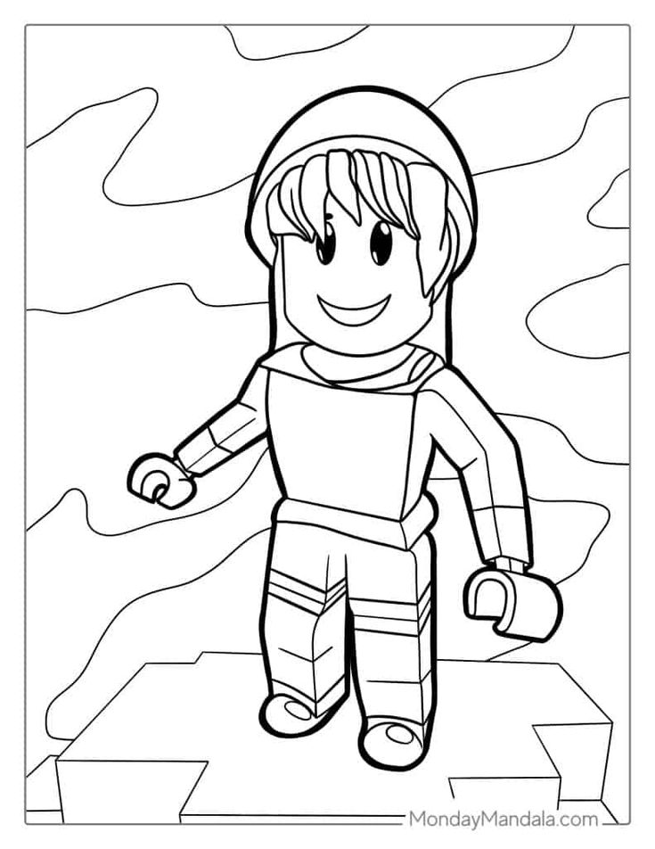 Roblox coloring pages free pdf printables coloring pages cute doodles drawings preschool coloring pages