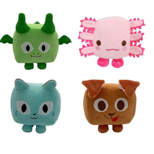 Pink roblox pet simulator x huge cat big games kids plush toy stuffed doll gift on