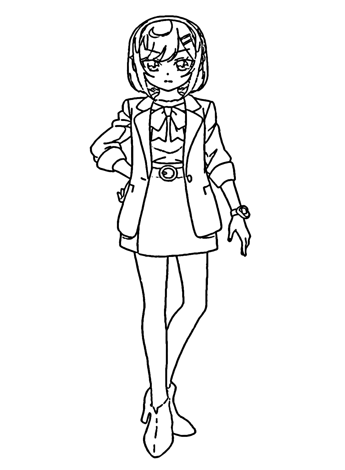 Delicious party pretty cure coloring pages printable for free download