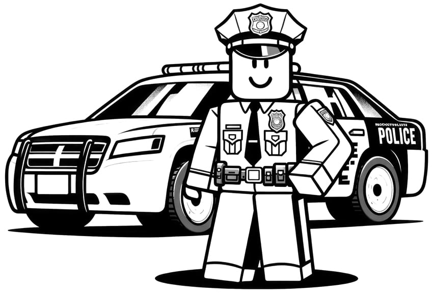 Roblox coloring pages