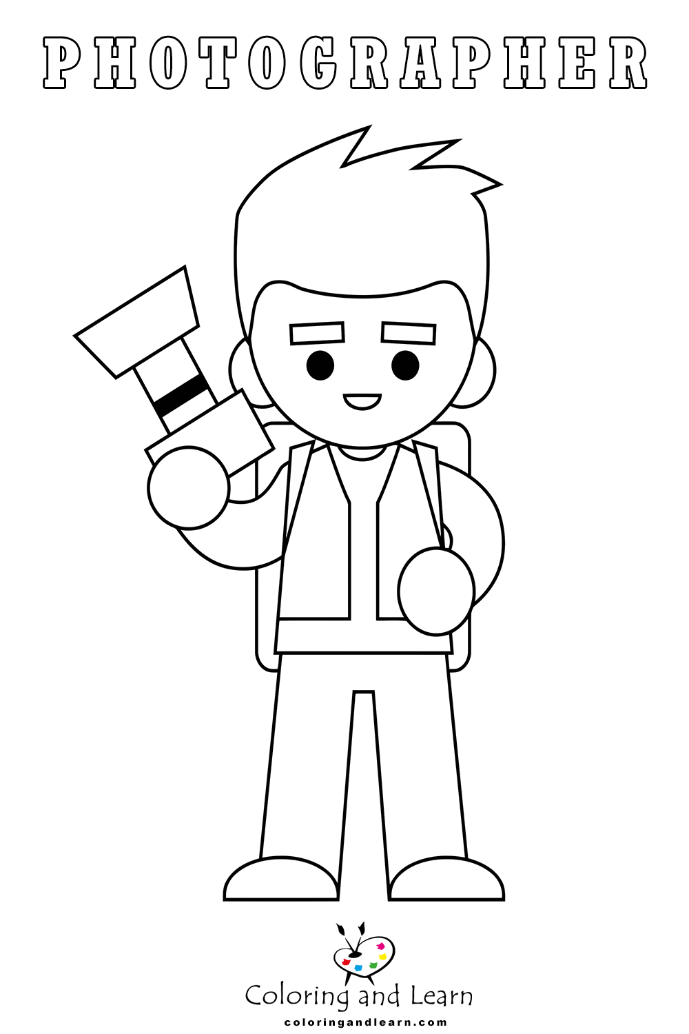 Professions coloring pages