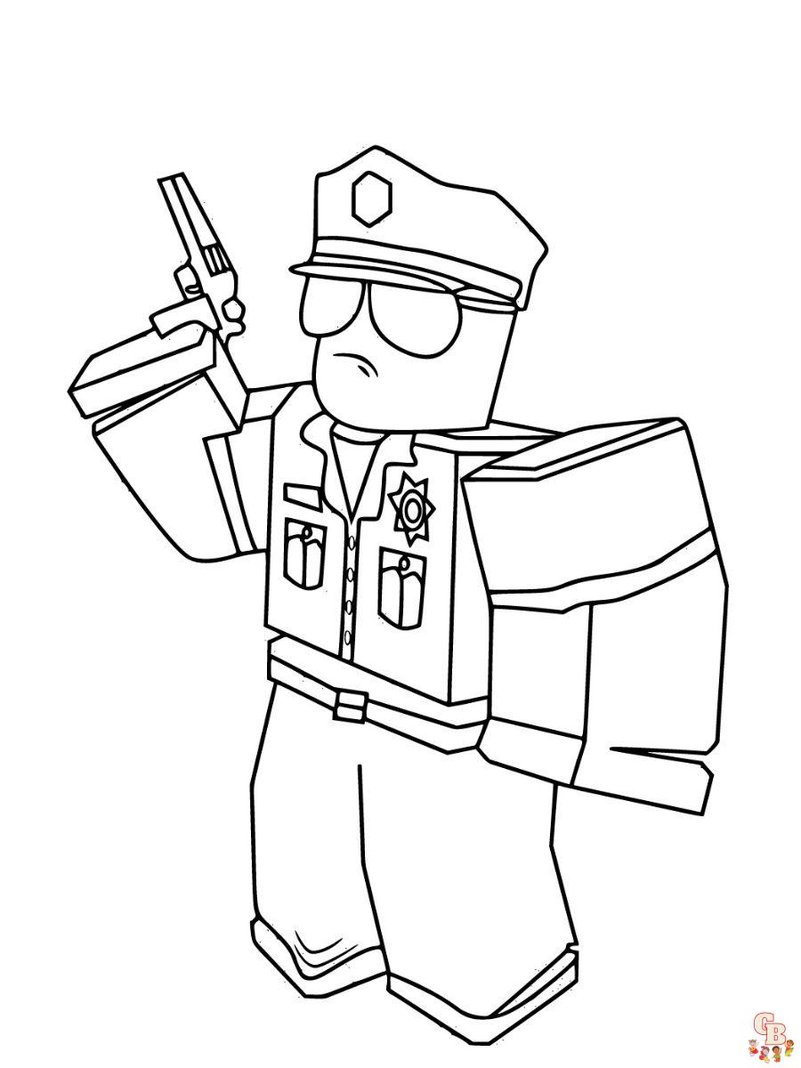 Free roblox coloring pages for kids to print