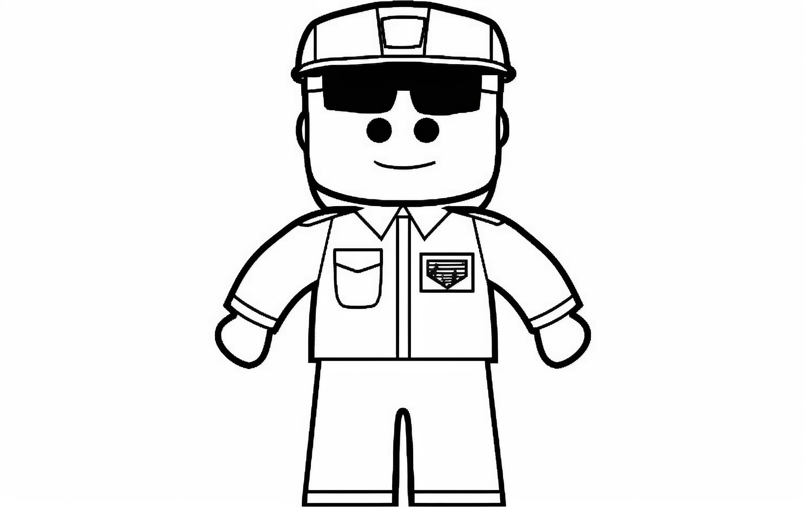 Roblox coloring pages for free and printable