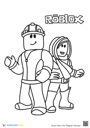 Free printable roblox coloring pages for all ages
