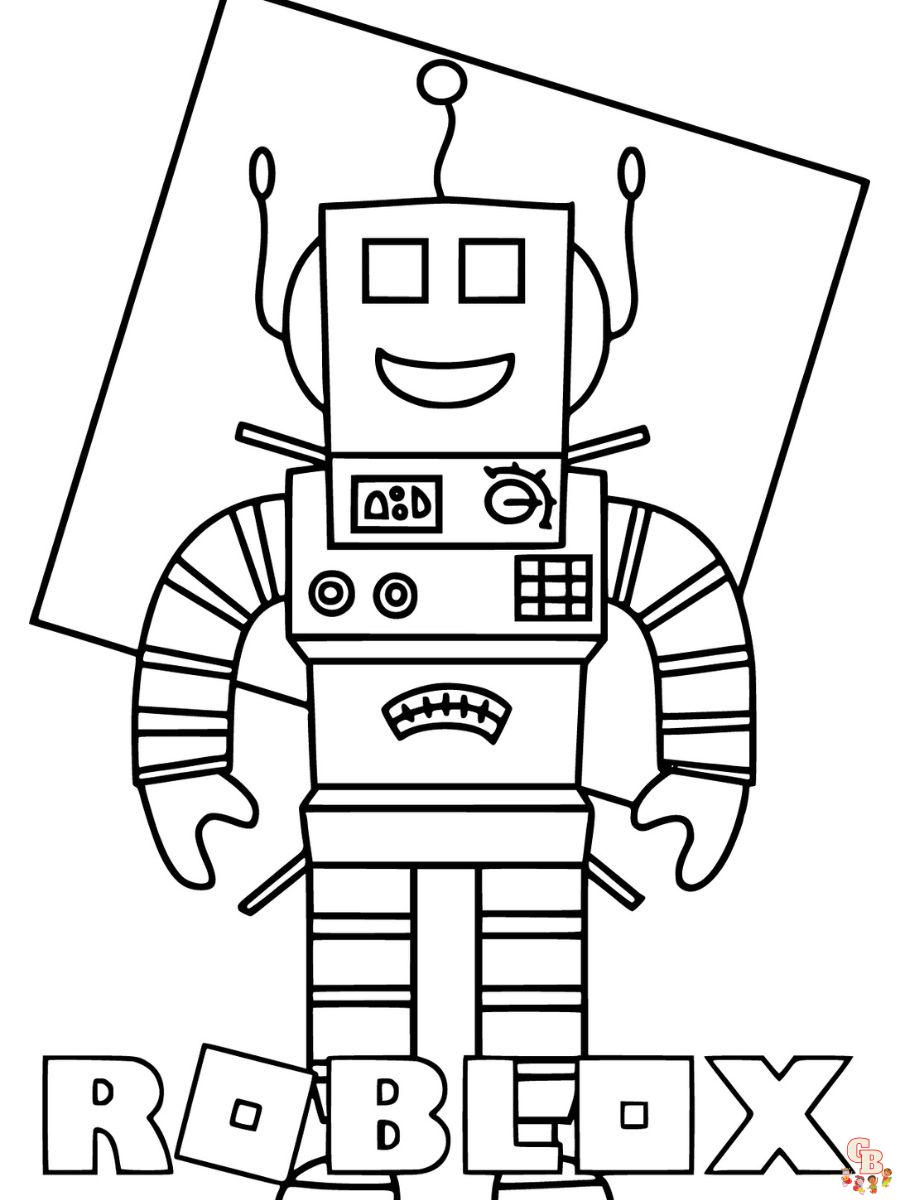 Free roblox coloring pages for kids to print