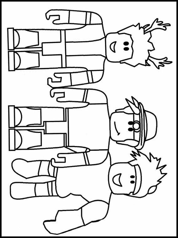 Roblox coloring pages