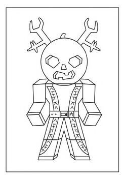 Printable roblox coloring pages for kids