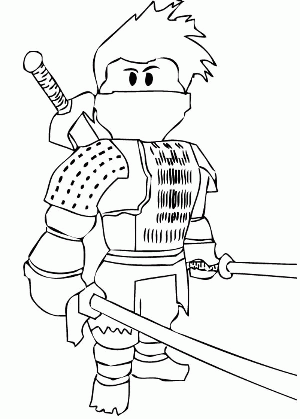 Printable roblox coloring pages
