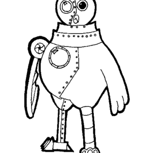 Robot chicken coloring pages printable for free download