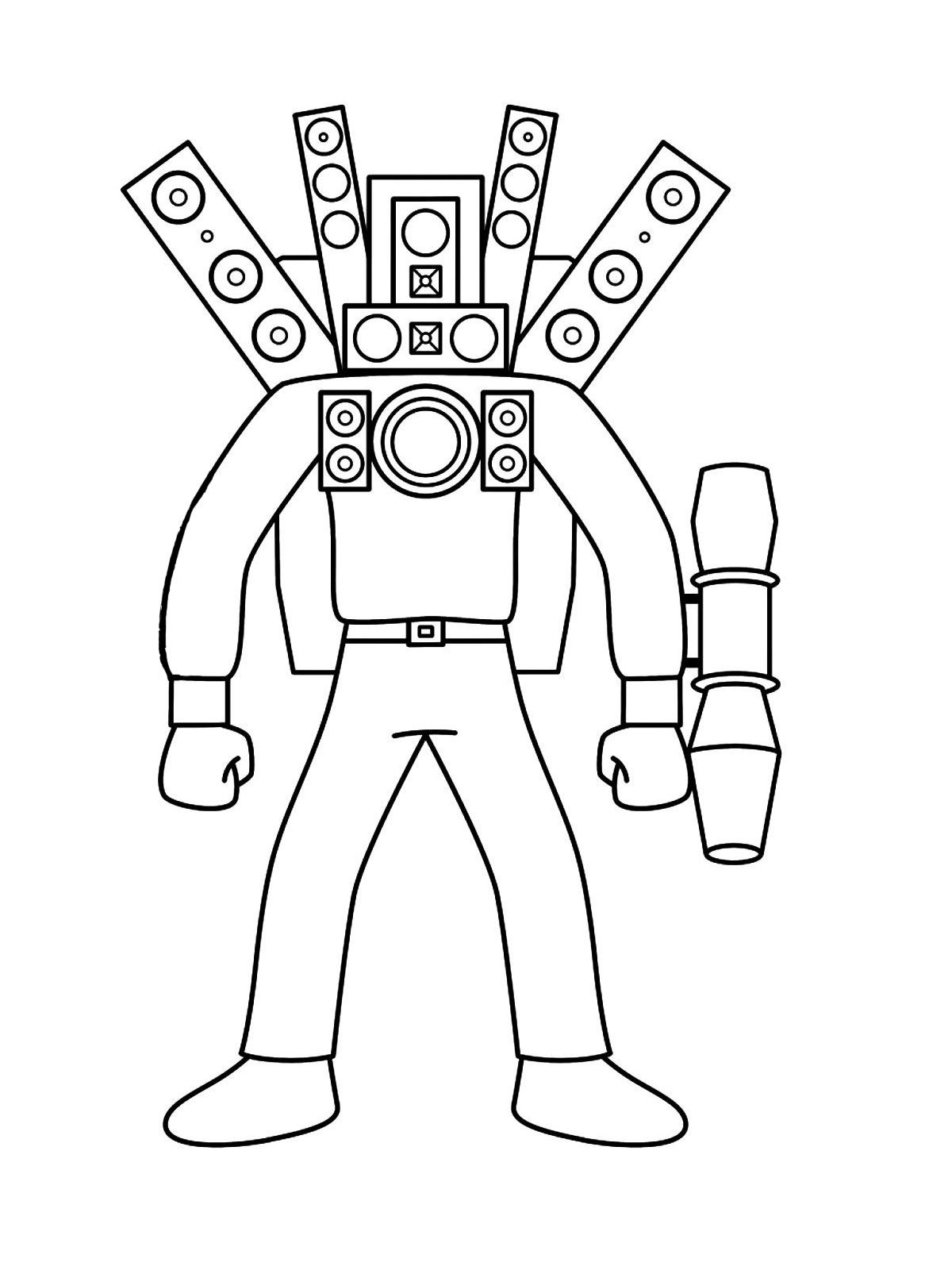 Skibidi toilet coloring pages hello kitty colouring pages coloring pages coloring book art