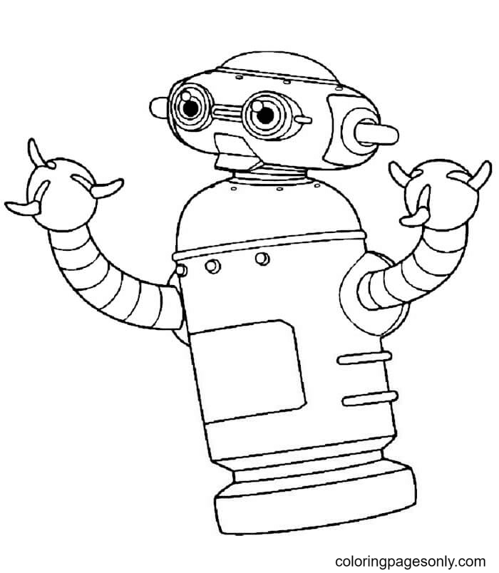 Robot coloring pages printable for free download