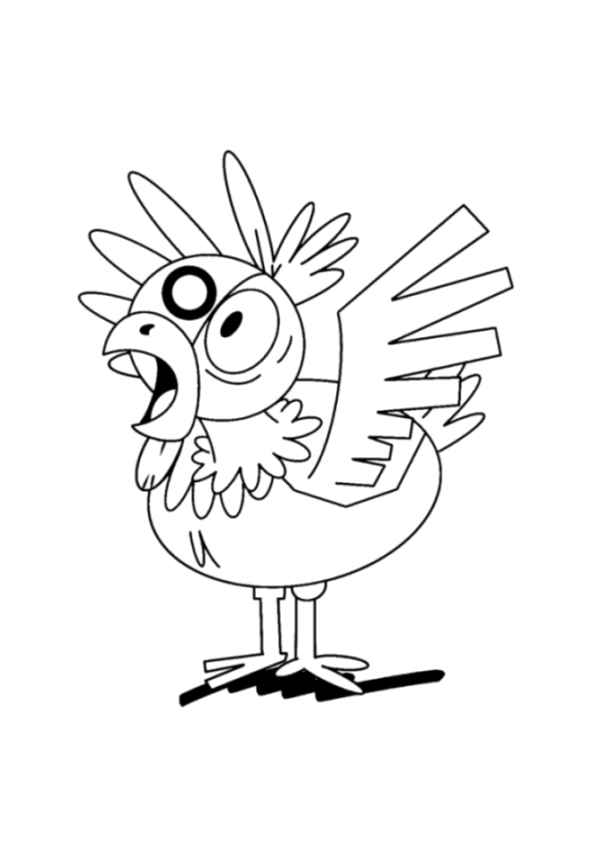 Robot chicken pagina stampa e colora i