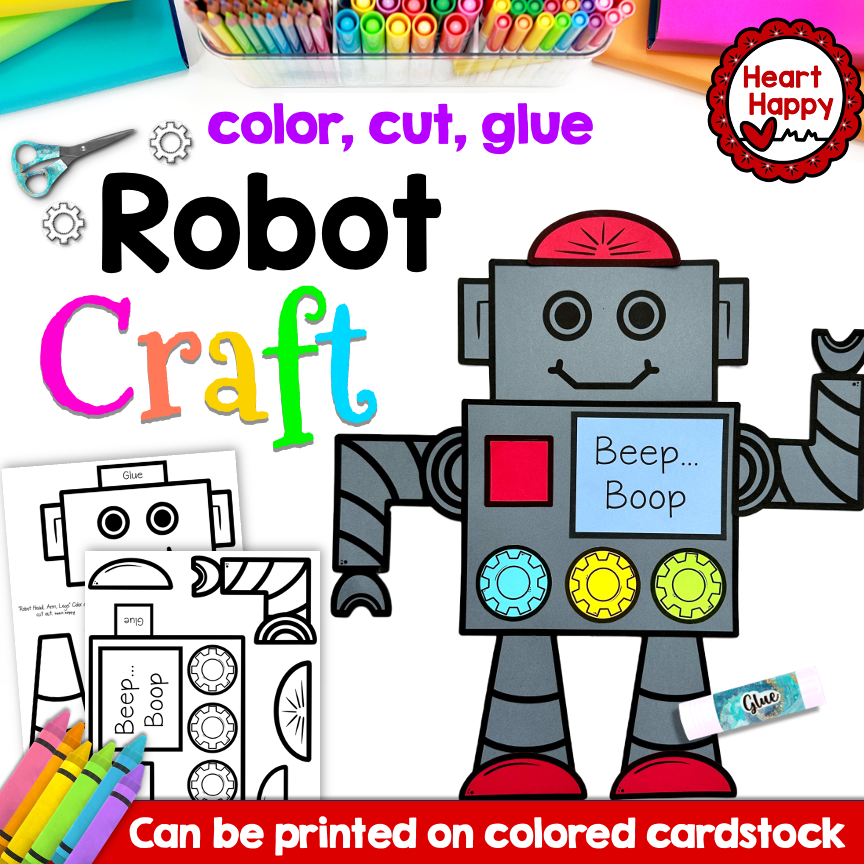 Robot craft made by teachers