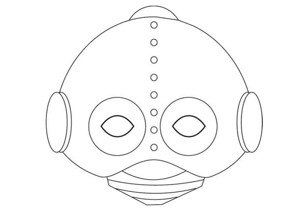 How to craft robot mask
