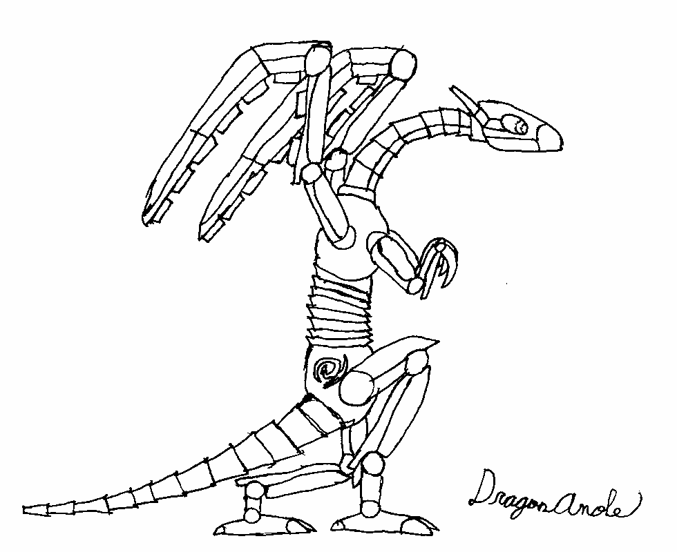Robot dragon by dragonanole