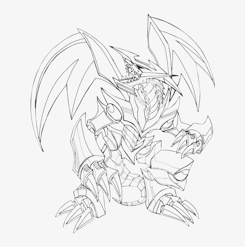 Robots black metal dragon coloring pages