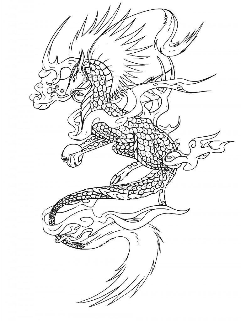 Art therapy coloring page fantastic animals
