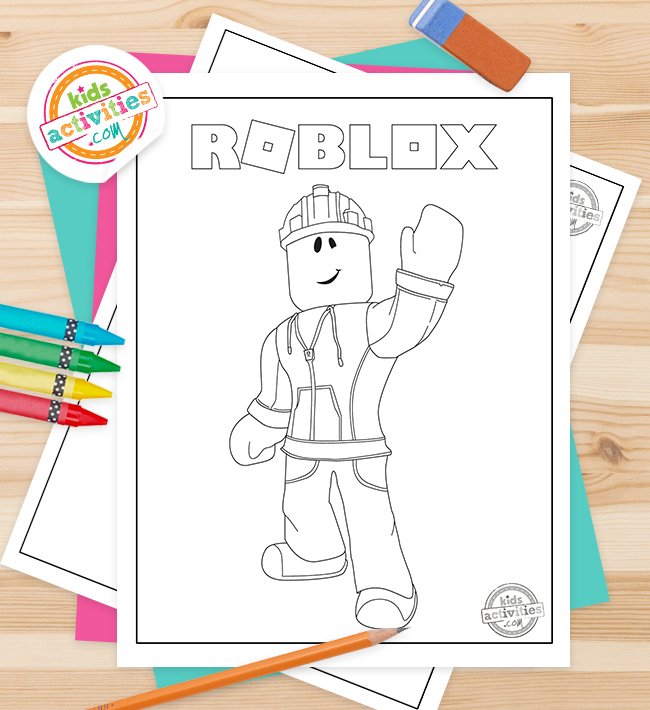 Free roblox coloring pages for kids to print color kids activities blog
