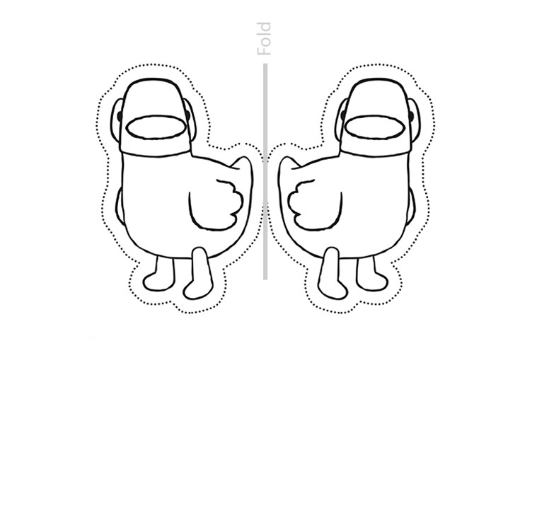 Sarah duck finger puppets