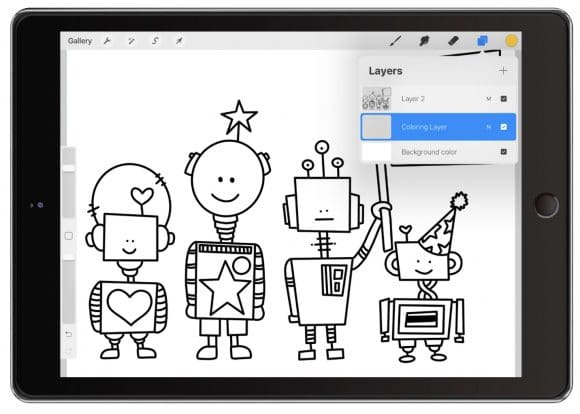 Coloring pages on an ipad pro the sweeter side of mommyhood