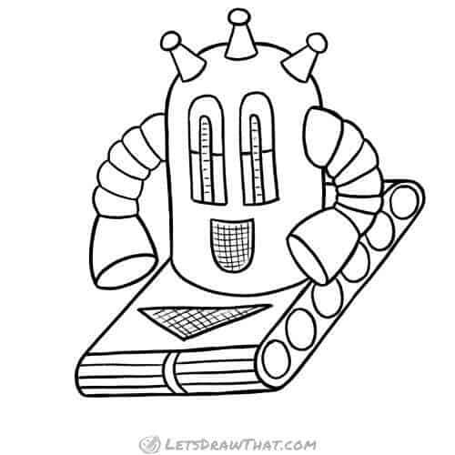 How to draw a robot different easy ways