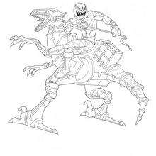 Robot monster coloring pages